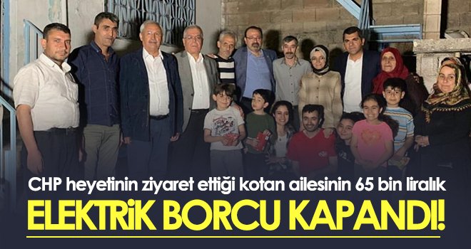 Yılmazkaya, Gaziantep’te 1000’in üzerinde ailenin elektrik borcu ödendi!