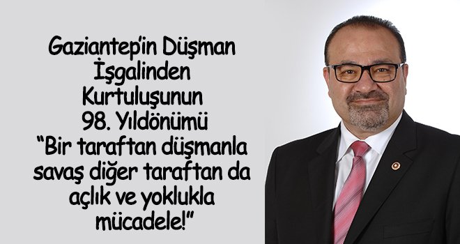 Yılmazkaya'dan 25 Aralık mesajı