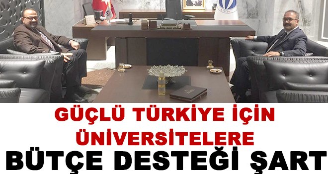 Yılmazkaya'dan Rektör Gür’e makamında ziyaret