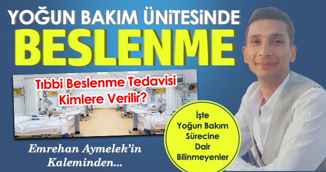 Yoğun Bakım Ünitesinde Beslenme