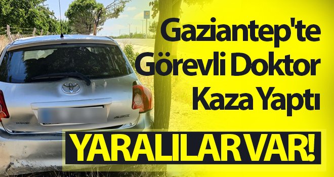 Yoldan çıkan otomobil ağaca çarptı: 4 yaralı
