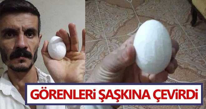 Yumurtada Allah yazısı 