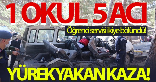 Yürek yakan kaza! 1 okul 5 acı