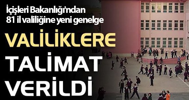 Yüz yüze eğitim başlıyor! İçişleri Bakanlığı açıkladı