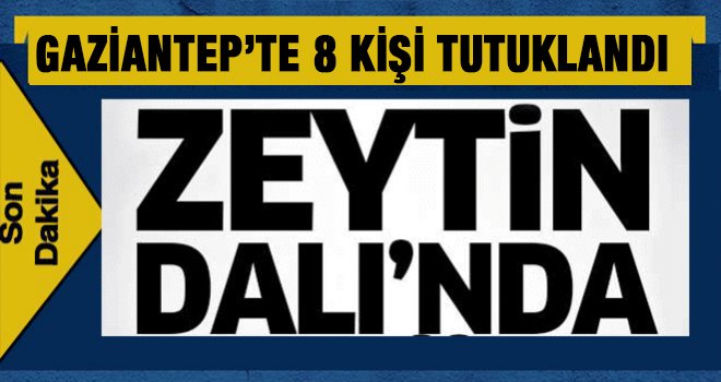 Zeytin Dalı Harekatı protestosuna 8 tutuklama