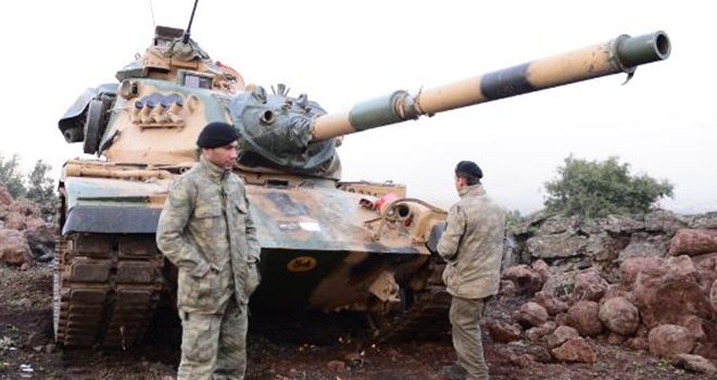 Zeytin Dalı Harekatı'nda 3'üncü gün; kara operasyonu sürüyor