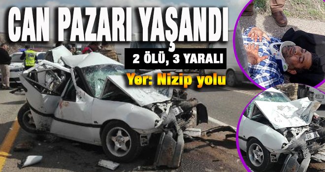 Zincirleme kaza: 2 ölü, 3 yaralı