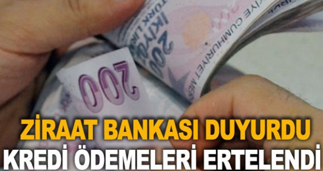 Ziraat: Vatandaşlarımızın ve iş dünyamızın nakit akışlarını destekliyoruz