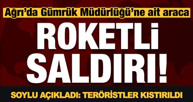 Zırlı servis aracına roketli saldırı! Şehit ve yaralılar var...