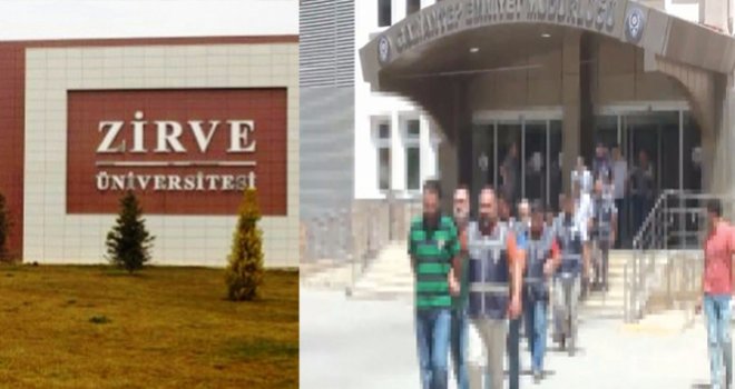 Zirve Üniversitesine şok baskın! yöneticiler gözaltında